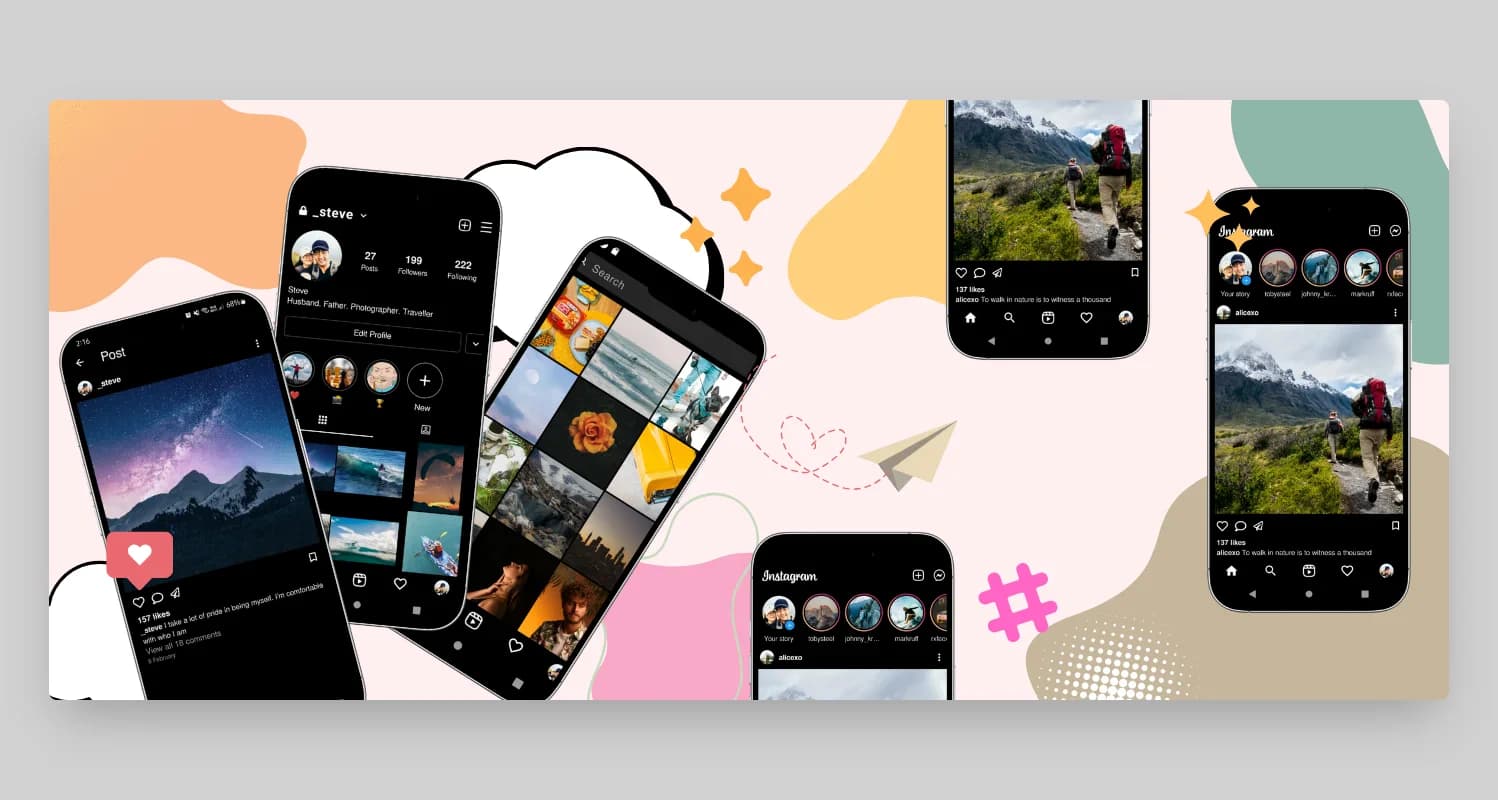 Instagram Mobile Application Clone